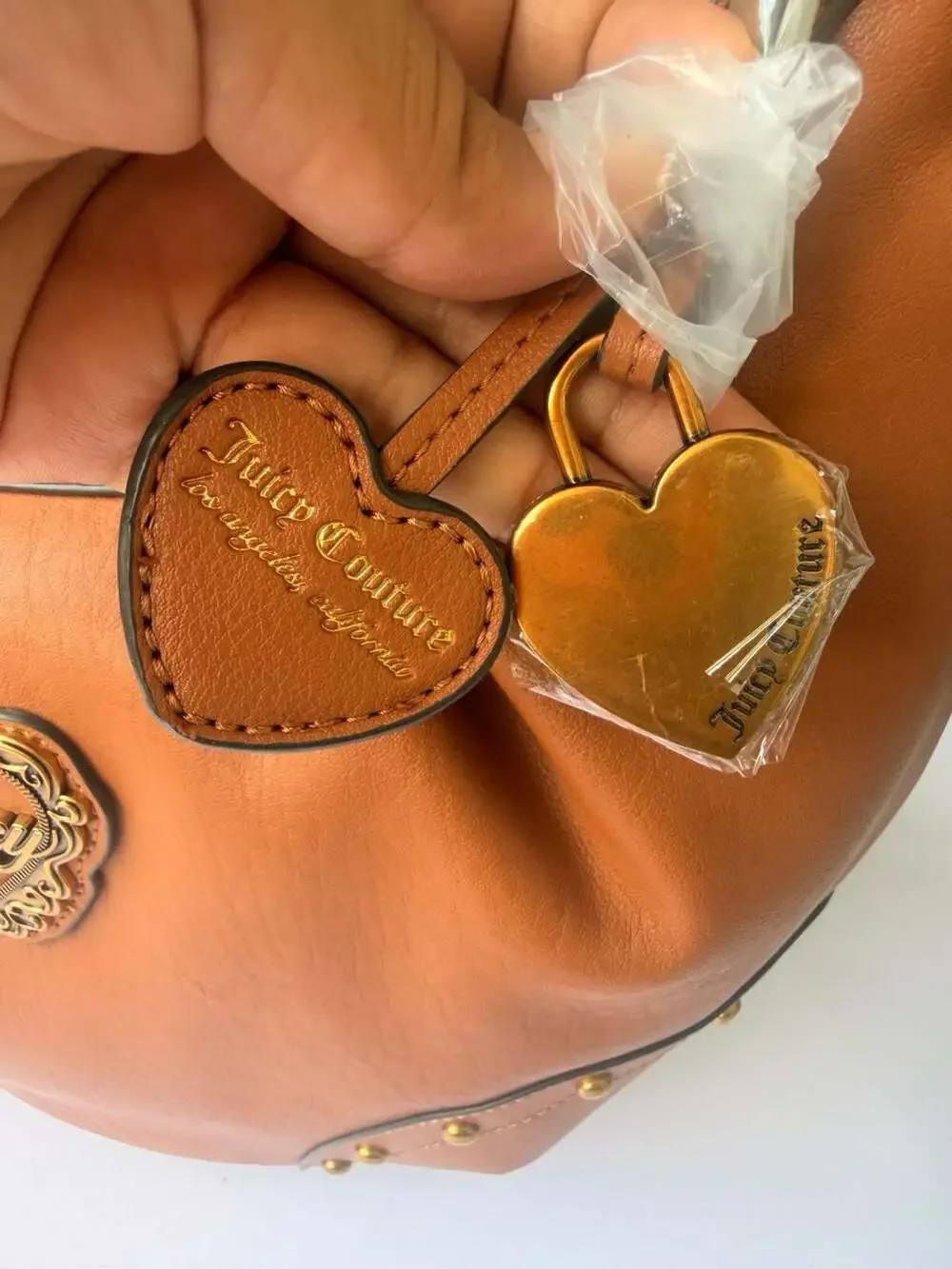 Juicy Couture In Her Juicy Era Hobo Bag in Cinnamon
